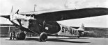 Jednosilnikowy samolot Fokker F-VIIa/1m nr fabr. 5090 (SP-AAO) Polskich Linii Lotniczych Lot. (Źródło: forum.odkrywca.pl).