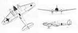Heinkel He-111P-5, rysunek w rzutach. (Źródło: archiwum).