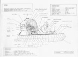 Fragment planów konstrukcyjnych poduszkowca ”Tornado”. (Źródło: ”Télécharger les plans du Tornado”).