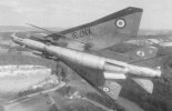 Samolot myśliwski English Electric ”Lightning” F.2A z 19 Dywizjonu RAF. (Źródło: RAF Germany).