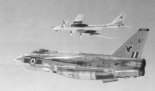 Przechwycenie radzieckiego samolotu rozpoznawczego Tupolew Tu-16 przez samolot ”Lightning” F.6 z 23 Dywizjonu RAF. (Źródło: Ministry of Defence).