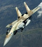 Wielozadaniowy samolot myśliwski Boeing F-15I ”Ra'am” lotnictwa wojskowego Izraela. (Źródło: U. S. Air Force).