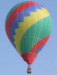 Balon na ogrzane powietrze Tomi AX-6 w locie. (Źródło: archiwum).