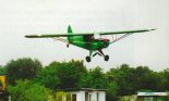 Samolot KO-11 ”Gośka” w locie. (Źródło: Przegląd Lotniczy Aviation Revue nr 9/2000).