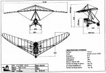 Skrzydło motolotni Air Creation XP 17. (Źródło: ”Wing Type XP 17. Instruction and Maintenance Handbook”. Edition April 2002).