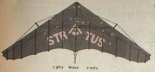 Lotnia ”Stratus R-7” w widoku z góry i z dołu. (Źródło: Zrób Sam nr 3/1980).