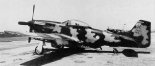P-51D "Mustang" w wielobarwnym kamuflażu należące do Fuerza Aerea Dominicana. Dominikańskie samoloty należały do najbardziej kolorowych samolotów tego typu na całym świecie. (Źródło: archiwum).