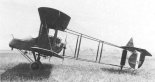 Samolot w wersji RAF F.E.2b z dwukołowym podwoziem z goleniami w kształcie litery ”V”. (Źródło: archiwum).