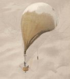 Wypadek balonu Humboldt 14.03.1893 r. (Źródło: Rys Hans Gross via Richard Assmann und Arthur Berson ”Wissenschaftliche Luftfahrten”, Tom 2).