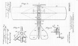 Projekt samolotu jednopłatowego Aeronautical Apparatus- widok z góry oraz szczegóły konstrukcji. (Źródło: Januszewski S. ”Wynalazki lotnicze Polaków 1836- 1918”).