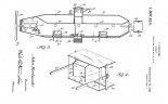 Projekt samolotu bojowego konstrukcji Johna Paulauskiego. (Źródło: US1307414A - paulauski - Google Patents).