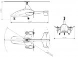 Aviation Artur Trendak T6, rysunek w rzutach. (Źródło: Aviation Artur Trendak).