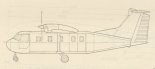 Samolot ”Jamel” z silnikami turbinowymi Allison 250-B15G lub GTD-350. (Źródło: S. Jachyra ”Jamel. Lekki samolot wielozadaniowy. Ogólny projekt wstępny”. Archiwum Państwowe w Rzeszowie).