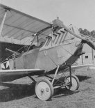 Samolot rozpoznawczy Knoller C-I, widok przedniej części kadłuba. (Źródło: archiwum).