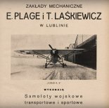 Reklama Zakładów Mechanicznych Plage & Laśkiewicz. (Źródło: archiwum).