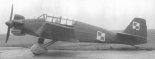 Samolot LWD ”Junak 2” w barwach lotnictwa wojskowego. (Źródło: Glass A. ”Polskie konstrukcje lotnicze 1939-1954”. Tom 5).