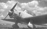 Seryjny samolot LWD ”Zuch 2” w widoku z przodu. (Źródło: Glass A. ”Polskie konstrukcje lotnicze 1939-1954”. Tom 5).