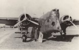 Samolot bombowy LWS-6 "Żubr" zdobyty we wrześniu 1939 r. przez wojska niemieckie. (Źródło: ze zbiorów CardPlane).