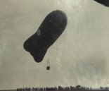 Balon obserwacyjny AE. Ballon (Typ Ae 800) lotnictwa polskiego, podczas wzlotu w Poznaniu, 23.07.1919 r. (Źródło: archiwum).