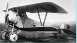 Eks- rosyjski Nieuport 11C1 ”Bébé”, przejęty przez wojska austriackie, a następnie zdobyty w hangarach na lotnisku we Lwowie przez Polaków. (Źródło: archiwum).