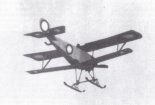 Nieuport 11C1 ”Bébé” z Oddziału Awiacyjnego I Korpusu Polskiego w locie do Bobrujska. (Źródło: Morgała A. ”Samoloty wojskowe w Polsce 1918-1924”).