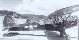 Samolot obserwacyjno- łącznikowy Piper L-4H ”Cub” z 1st Provisional Observation Group, 1st Marine Division, Pavuvu, kwiecień 1944 r. (Źródło: archiwum).