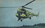 Śmigłowiec PZL Mi-2 w wersji rolniczej. (Źródło: Skrzydlata Polska nr 17/1976).