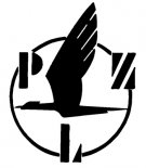 Logo Państwowych Zakładów Lotniczych w latach 1930-1935. (Źródło: rys. Krzysztof Luto).