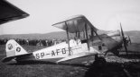 Samolot PZL-5 o nazwie własnej ”Powstaniec”, lotnisko Dębica w 1932 r. (Źródło: archiwum).