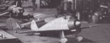 Model tunelowy samolotu myśliwskiego PZL-45 ”Sokół”. Z tyłu model LWS-7 ”Mewa II”.  (Źródło: Morgała A. ”Samoloty wojskowe w Polsce 1924-1939”).