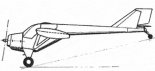 Rzut boczny samolotu PZL-101M ”Kruk 63”. (Źródło: ”Problemy rozwoju samolotu PZL-106 Kruk”. Polska Technika Lotnicza. Materiały Historyczne nr 4/2004).