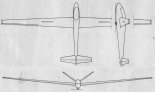PZL-103. Rysunek w trzech rzutach. (Źródło: Technika Lotnicza i Astronautyczna nr 2/1983).