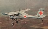 Samolot PZL-104 "Wilga 35" w wersji sanitarnej. (Źródło: Skrzydlata Polska nr 6/1967).