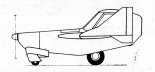 PZL-107 ”Kaczor I”, rzut z boku. (Źródło: Technika Lotnicza i Astronautyczna nr 5/1987).