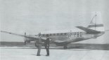 Samolot pasażerski MD-12P na lotnisku w Poznaniu 1961 r. (Źródło: Jońca A. ”Samoloty linii lotniczych 1957-1981”. Wydawnictwa Komunikacji i Łączności. Warszawa 1986).