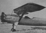 Przednia część samolotu ”Kania 2”. (Źródło: Skrzydlata Polska nr 40/1957).