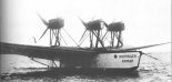 Latająca łódź Rohrbach Ro X ”Romar” na kotwicy. (Źródło: archiwum).