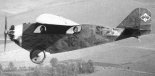 Samolot RWD-2 SP-ACE w locie. (Źródło: Glass Andrzej ”Polskie konstrukcje lotnicze do 1939”. Tom 1. Wydawnictwo STRATUS. Sandomierz 2004). 