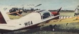 Samolot wzorcowy SOCATA "Rallye 100ST" (SP-WGA) sprowadzony do Polski w  czerwcu 1976 r. (Źródło: Skrzydlata Polska nr 35/1978).