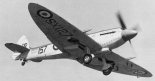 Samolot ”Seafire” Mk.XV w locie. (Źródło: archiwum).