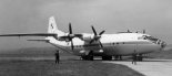 Samolot Antonow An-12 z 55. Pułku Lotnictwa Transportowego, lotnisko Balice, 1966 r. (Źródło: via Konrad Zienkiewicz).