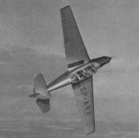 Samolot Zlin Z-26 ”Trener” w czasie akrobacji. (Źródło: Skrzydlata Polska nr 39/1964).