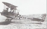 Samolot rozpoznawczy Aviatik (Österreichische) B-III seria 34  lotnictwa Austro-Węgier. (Źródło: archiwum).