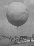 Balon wyczynowy MOS-2 ”Warszawa”. (Źródło: Skrzydlata Polska nr 32/1964).