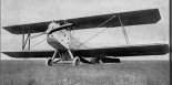 Samolot treningowy Bartel BM-5a1 w widoku z przodu. (Źródło: Pilot nr 5/1929).