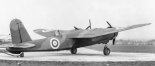 Pierwszy prototyp samolotu Blackburn B-26 ”Botha” w widoku z tyłu. (Źródło: Imperial War Museums).