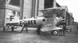 Prototyp samolotu Blériot-SPAD 56-1 (F-AGEO) linii lotniczych Compagnie Internationale de Navigation Aérienne (CIDNA) podczas przygotowań do przelotu z Paryża do Teheranu. (Źródło: archiwum).