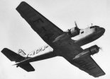 Samolot Bloch MB-220 w locie, w widoku z dołu. (Źródło: archiwum).