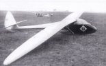 Szybowiec wyczynowy w wersji WOS-2 (SP-842). (Źródło: ”Polskie konstrukcje lotnicze do 1939”. Tom 3).