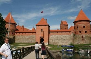 Zamek w Trokach na Litwie